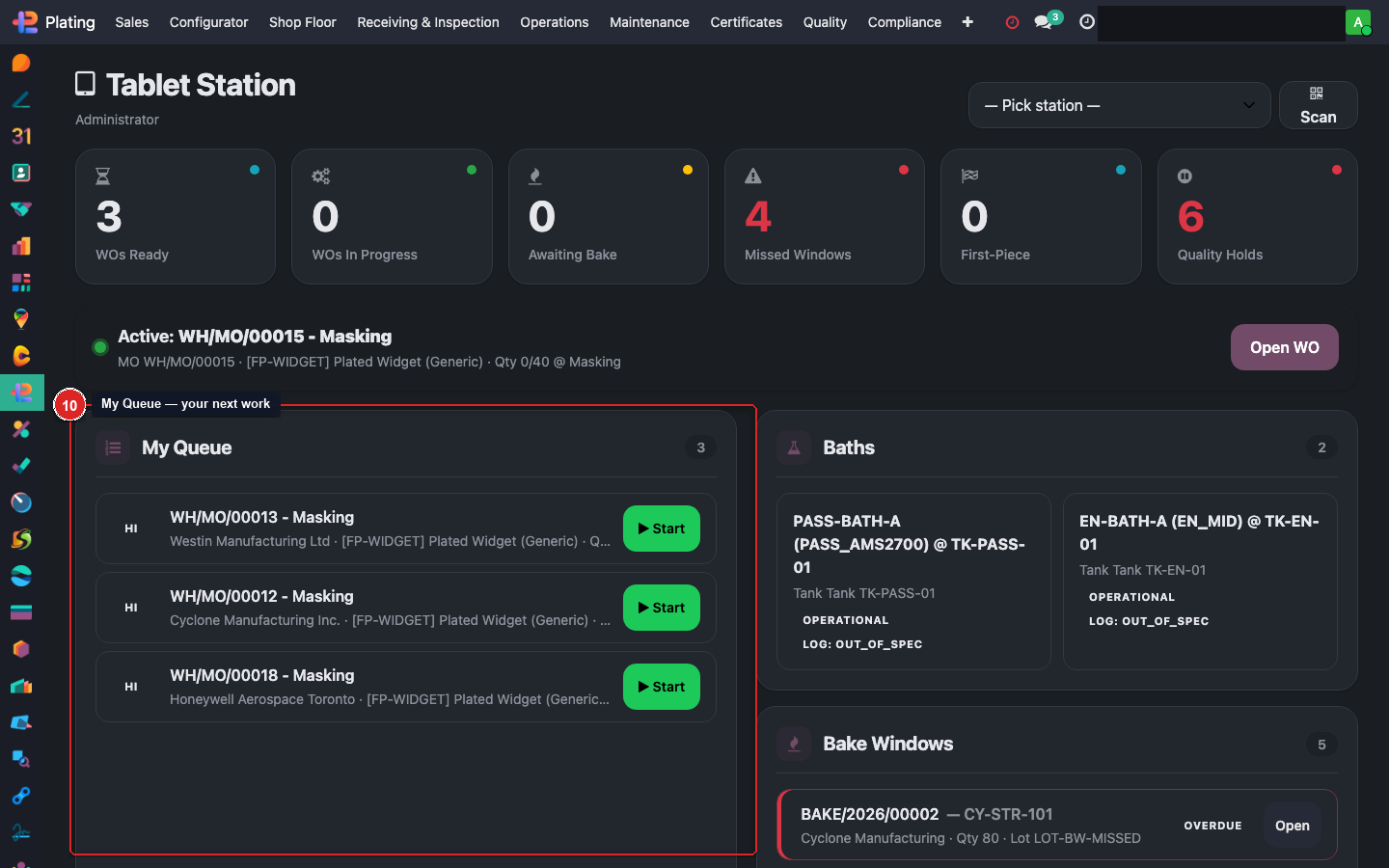 My Queue — your next work